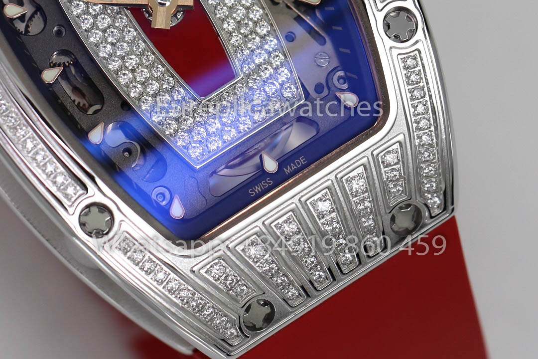 Replik Richard Mille RM 07-01 Rotes Armband 1:1 Super Clone ZF Factory