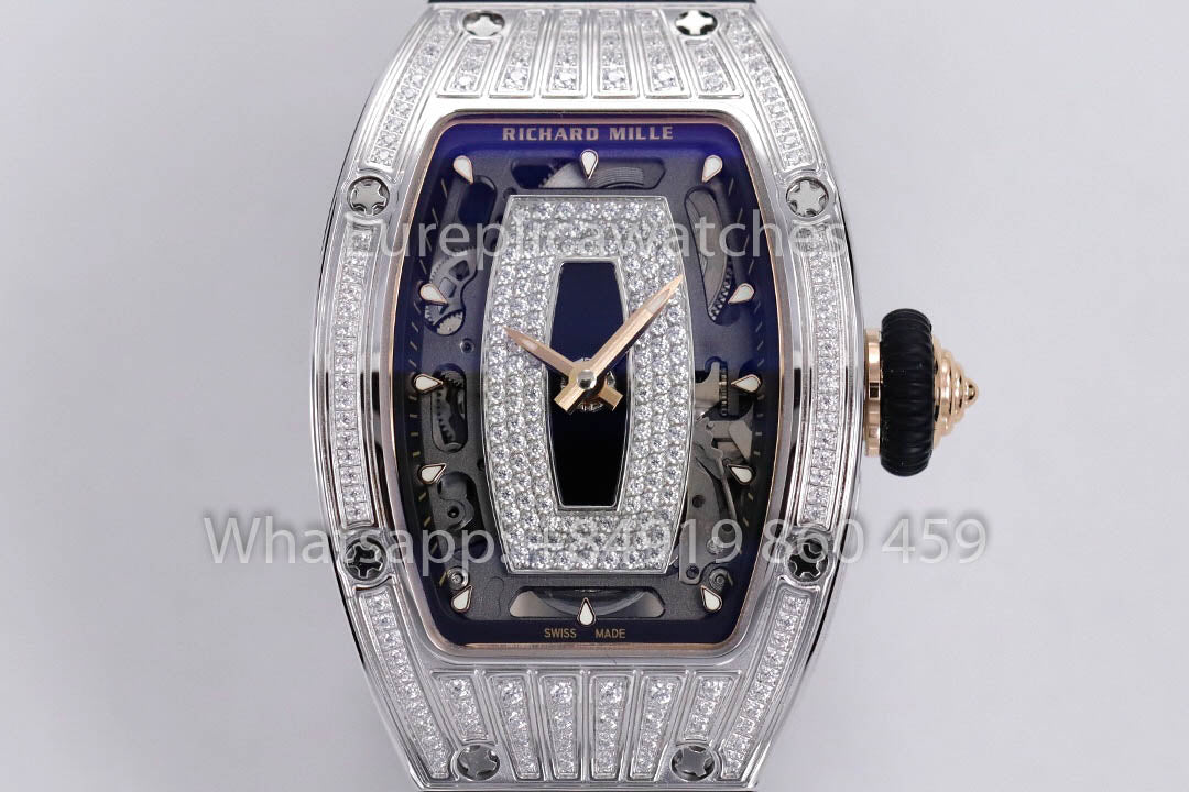 Replik Richard Mille RM 07-01 Schwarzes Armband 1:1 Super Clone ZF Factory