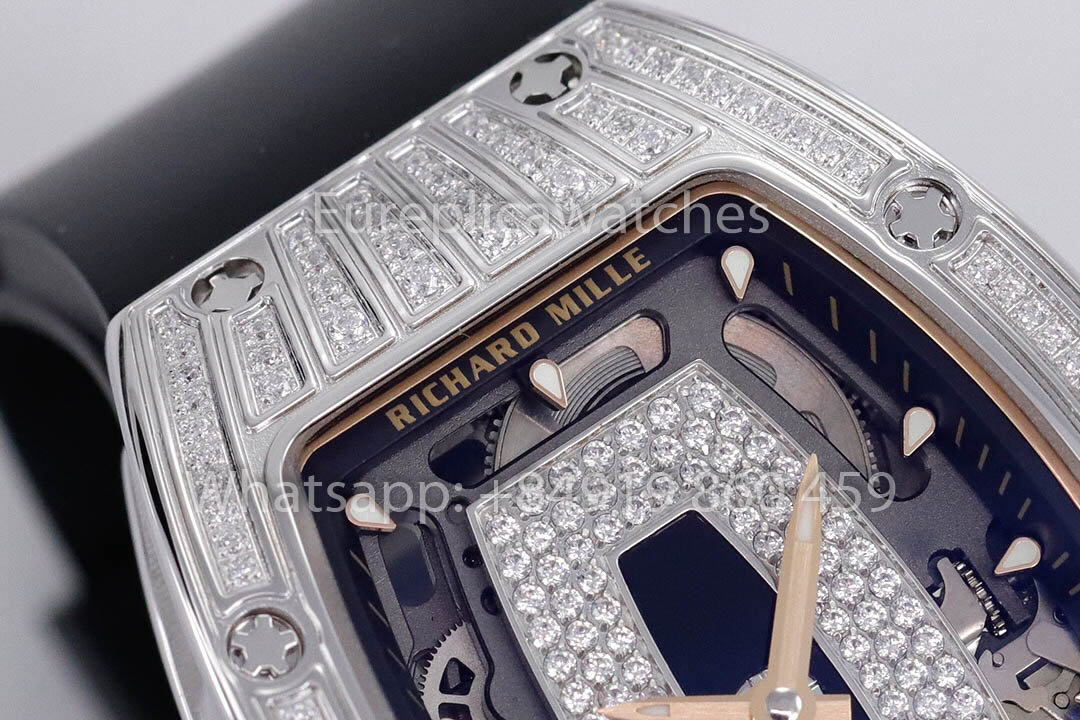 Replik Richard Mille RM 07-01 Schwarzes Armband 1:1 Super Clone ZF Factory