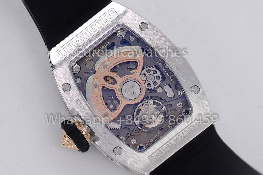 Replik Richard Mille RM 07-01 Schwarzes Armband 1:1 Super Clone ZF Factory