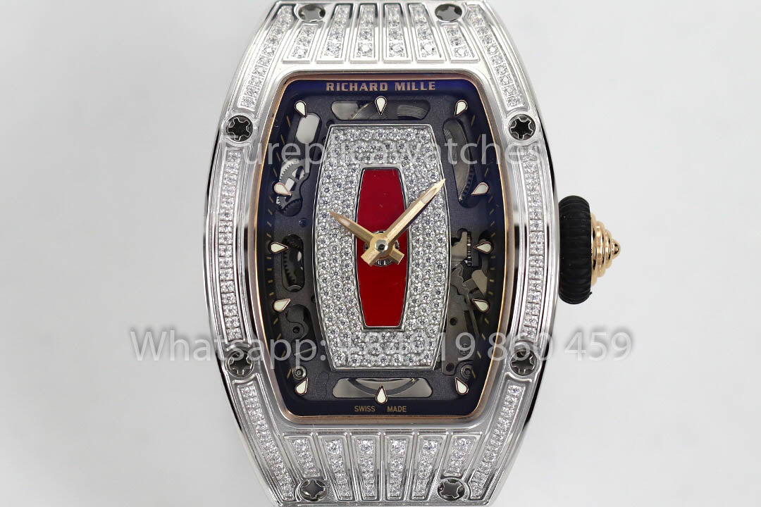 Replik Richard Mille RM 07-01 Weißes Armband 1:1 Super Clone ZF Factory