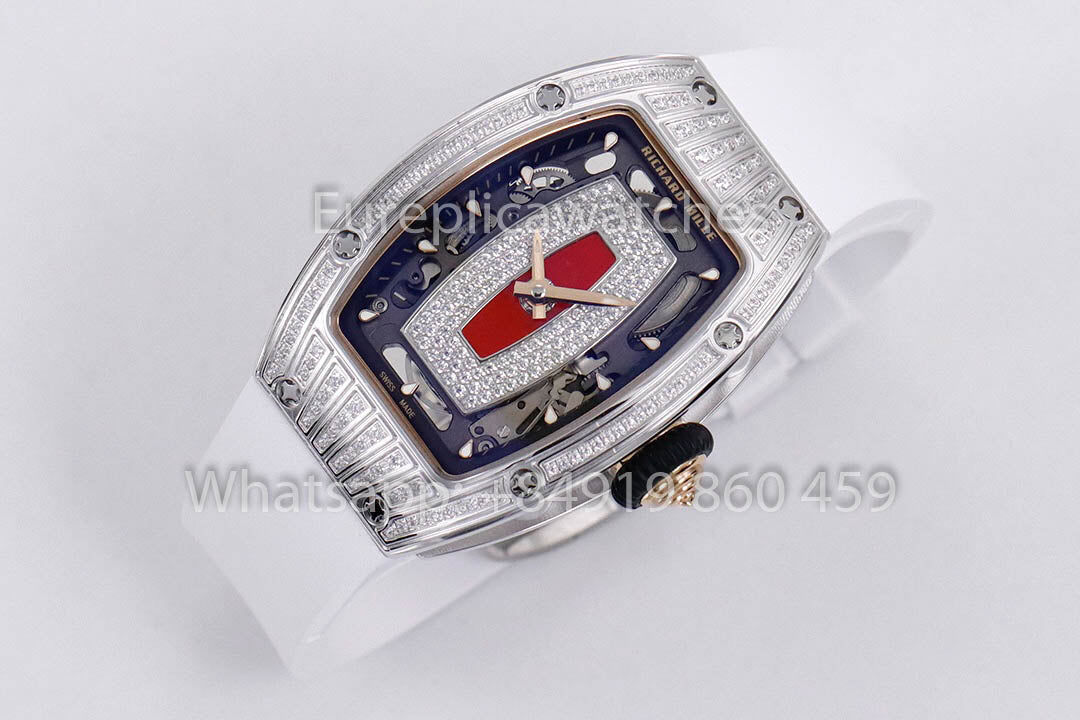 Replik Richard Mille RM 07-01 Weißes Armband 1:1 Super Clone ZF Factory