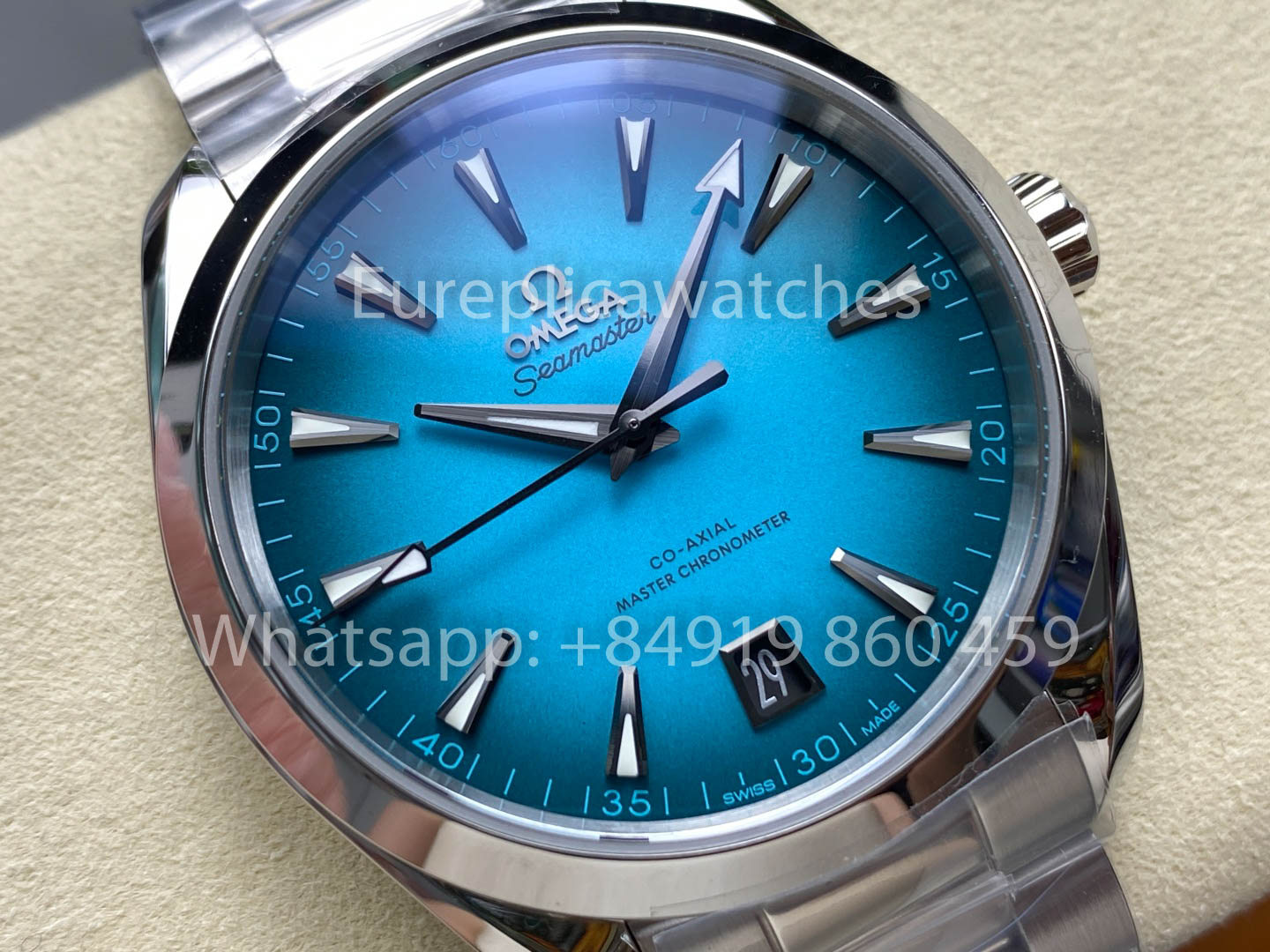 Réplique Omega Seamaster Tiffany Dial VS Factory 1:1 Super Clone