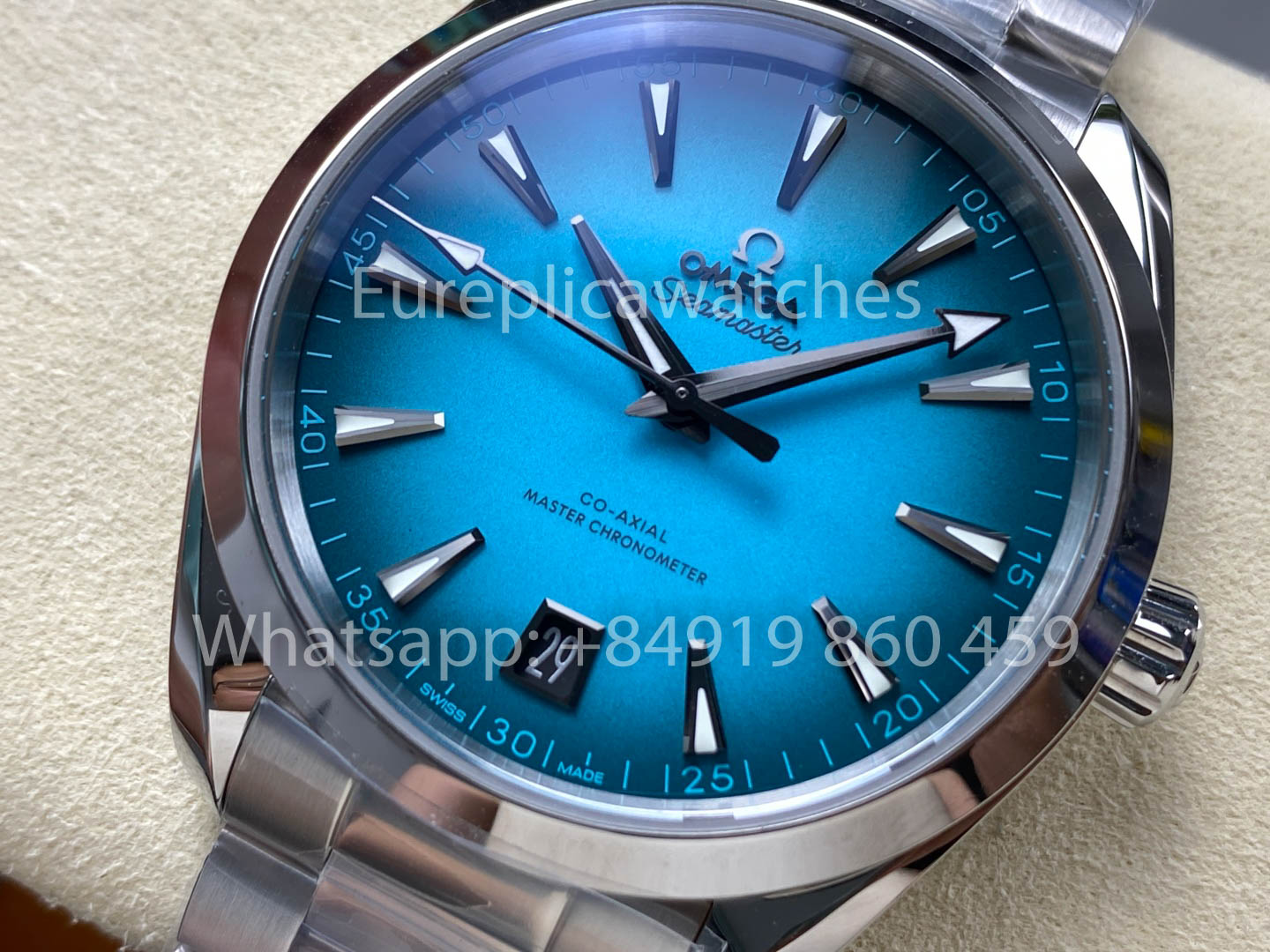 Réplique Omega Seamaster Tiffany Dial VS Factory 1:1 Super Clone