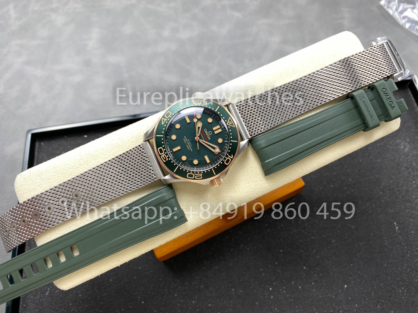 Omega Seamaster 210.90.42.20.10.001 Bronze Gold 007 1:1 Super Clone VS Factory Bracelet en maille de titane ultra-léger Édition