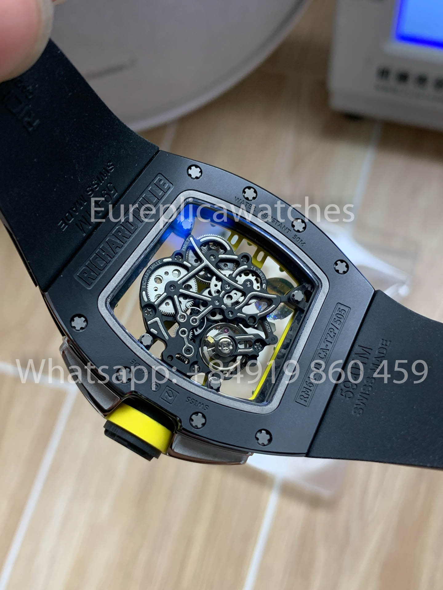 Richard Mille RM 61-01 Keramik Schwarzes Armband 1:1 Beste Version APS Factory