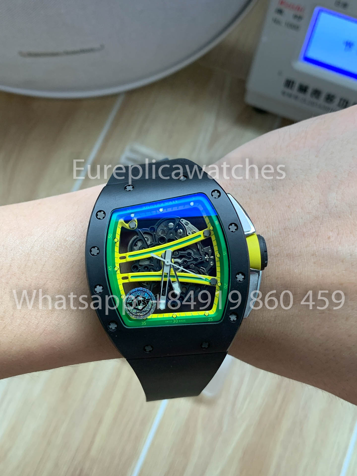 Richard Mille RM 61-01 Keramik Schwarzes Armband 1:1 Beste Version APS Factory