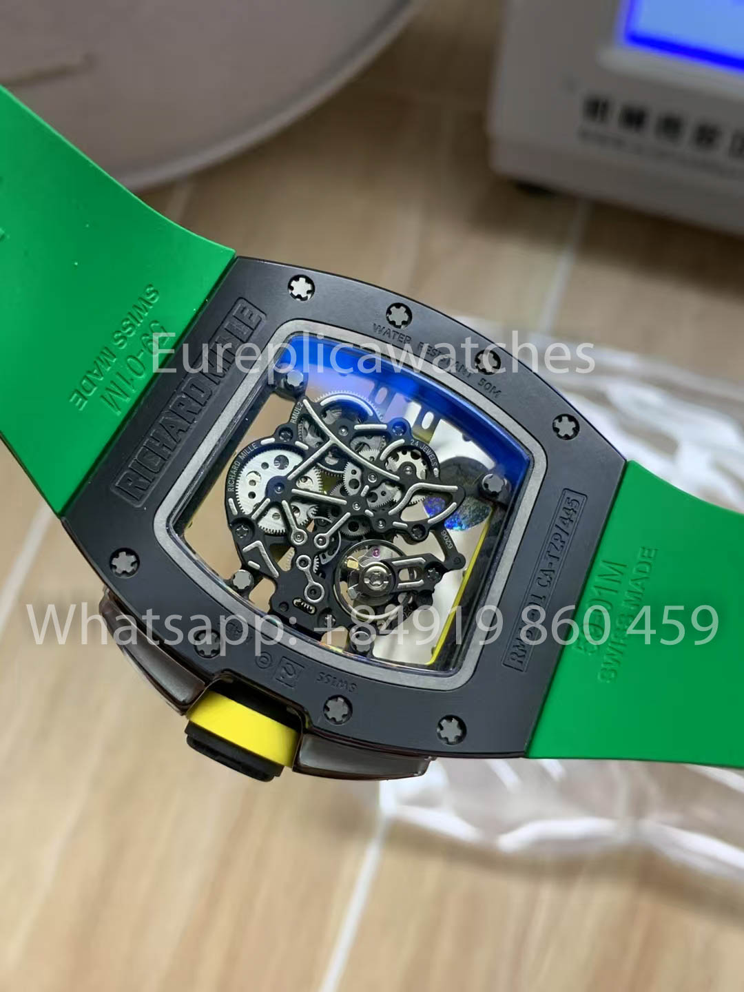 Richard Mille RM 61-01 Keramik Grünes Armband 1:1 Beste Version APS Factory