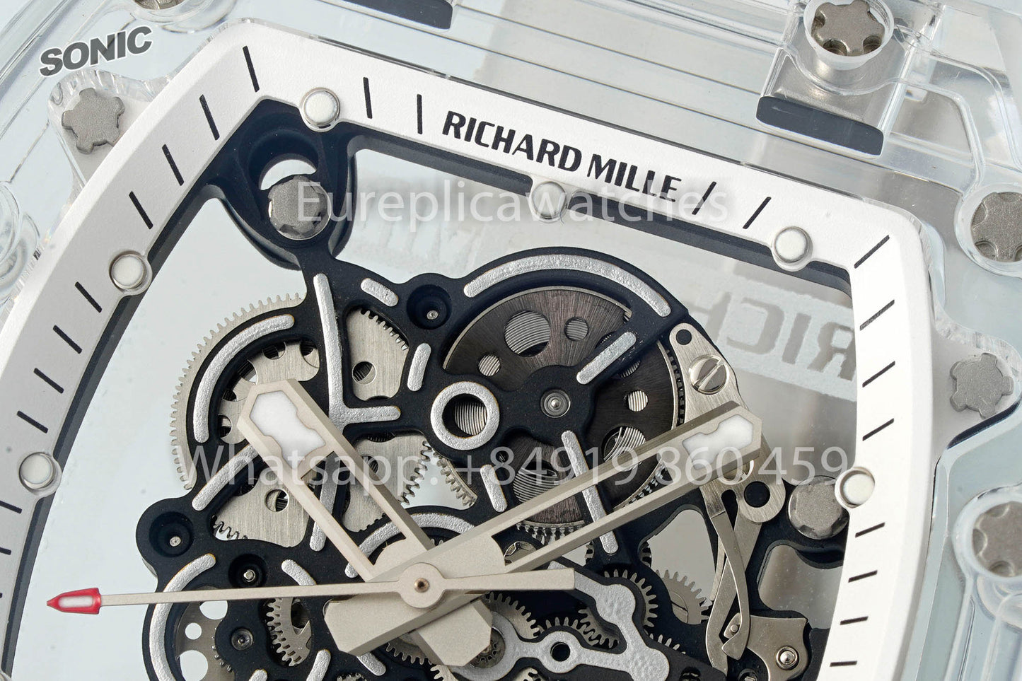 RICHARD MILLE RM055 AET REMOULÉ Bracelet Transparent 1:1 Meilleure Version Sonic Factory