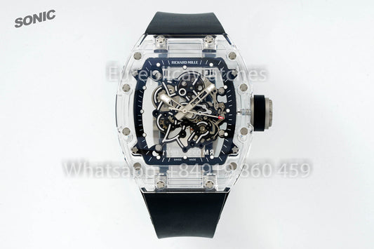 RICHARD MILLE RM055 AET REMOULD Black Strap 1:1 Best Version Sonic Factory