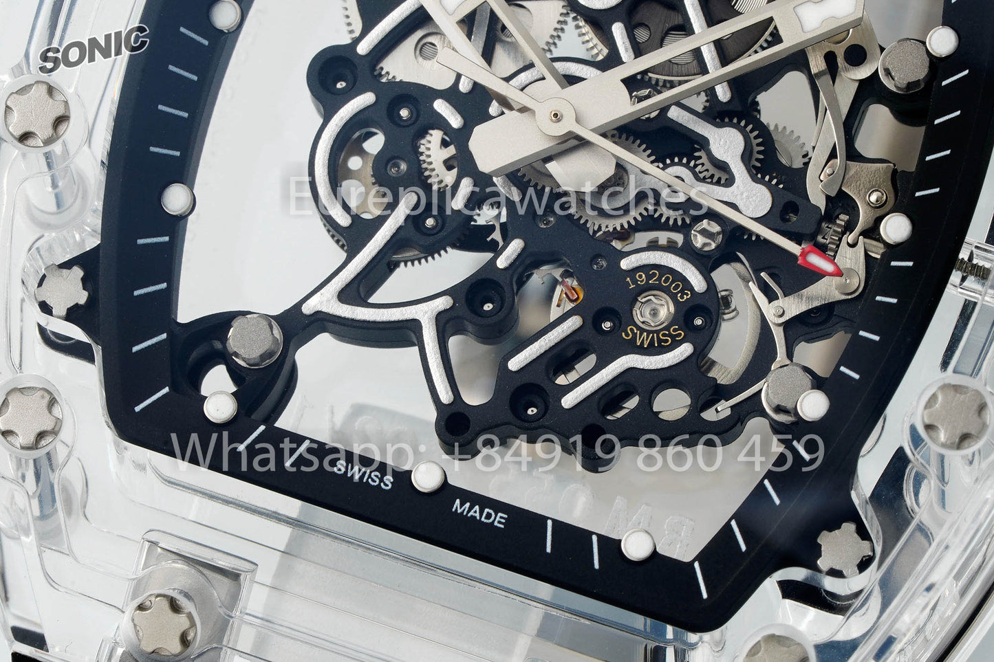 RICHARD MILLE RM055 AET REMOULD Black Strap 1:1 Best Version Sonic Factory