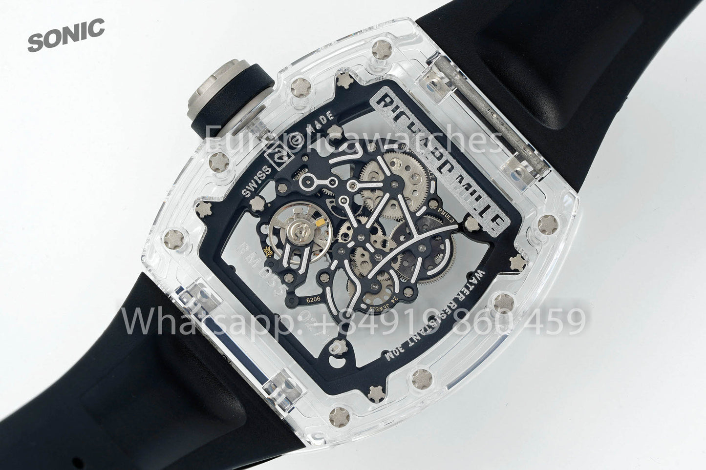 RICHARD MILLE RM055 AET REMOULD Black Strap 1:1 Best Version Sonic Factory