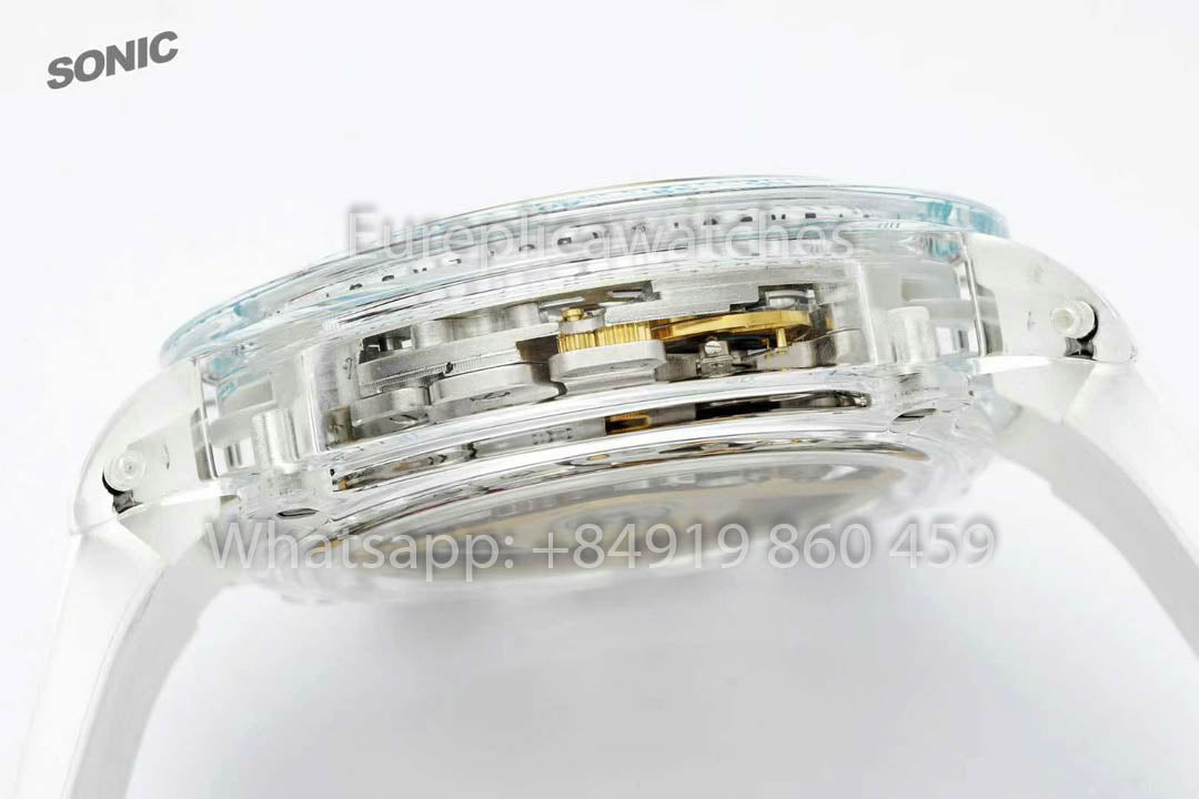 Rolex Ice Blue Skeleton Daytona 1:1 Best Version Sonic Factory Custom Edition