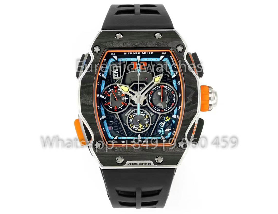 RICHARD MILLE RM 65-01 McLaren W1 RM Factory 1:1 Best Version Black Strap