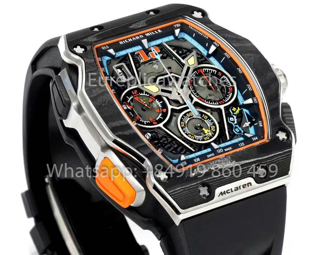 RICHARD MILLE RM 65-01 McLaren W1 RM Factory 1:1 Best Version Black Strap
