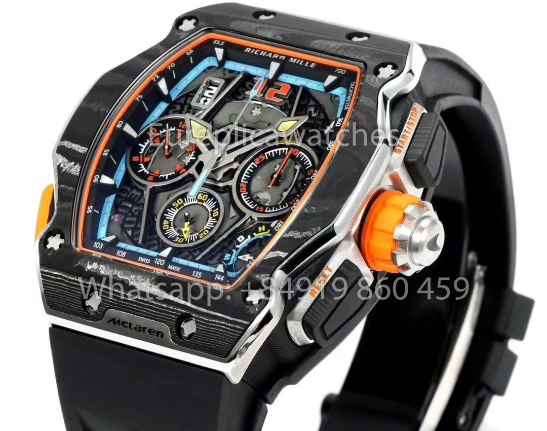 RICHARD MILLE RM 65-01 McLaren W1 RM Factory 1:1 Best Version Black Strap