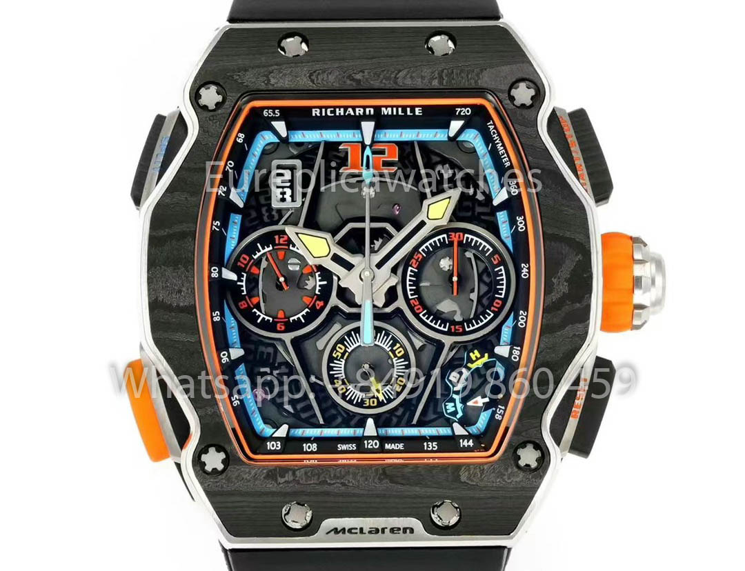 RICHARD MILLE RM 65-01 McLaren W1 RM Factory 1:1 Best Version Black Strap