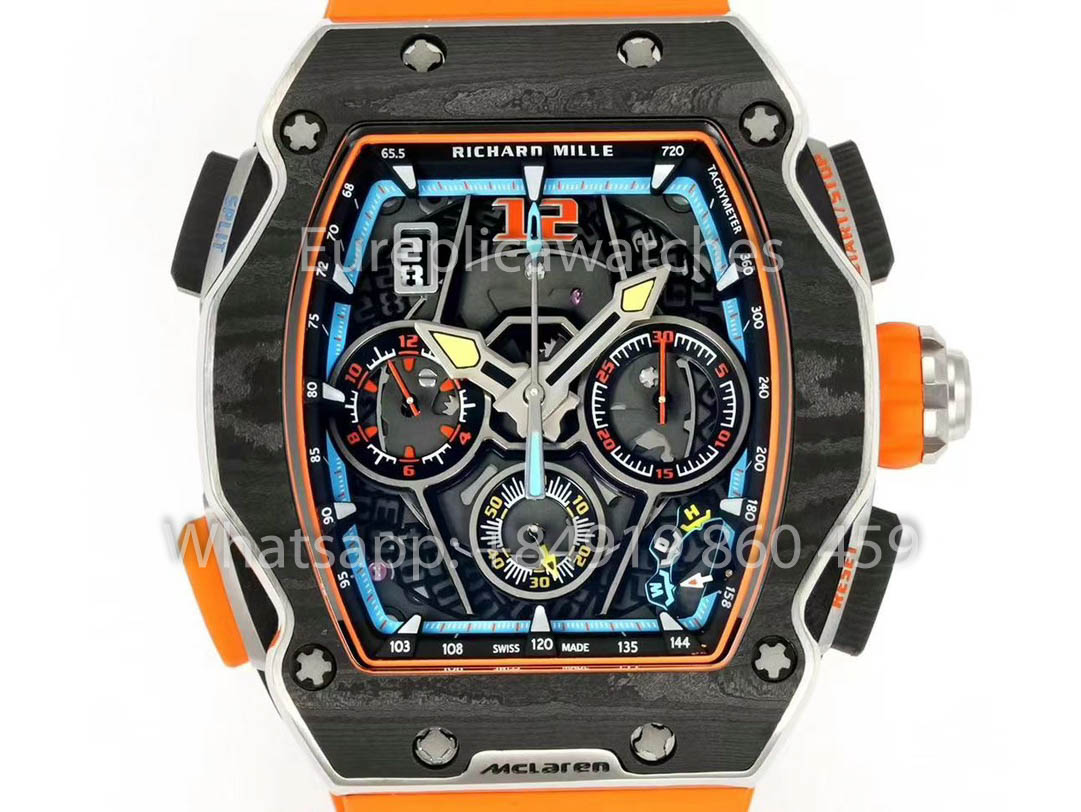RICHARD MILLE RM 65-01 McLaren W1 RM Factory 1:1 Best Version Orange Strap