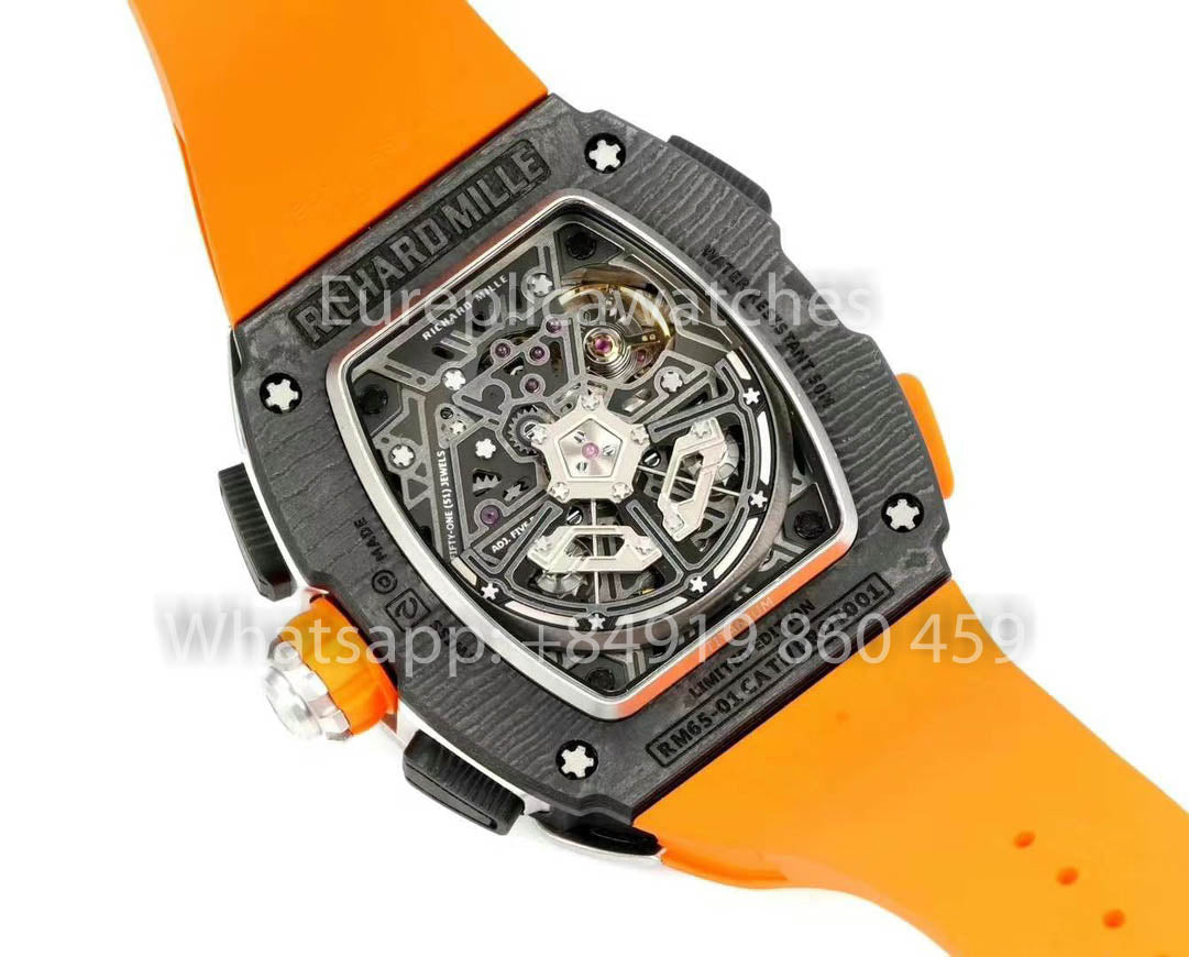RICHARD MILLE RM 65-01 McLaren W1 RM Factory 1:1 Best Version Orange Strap