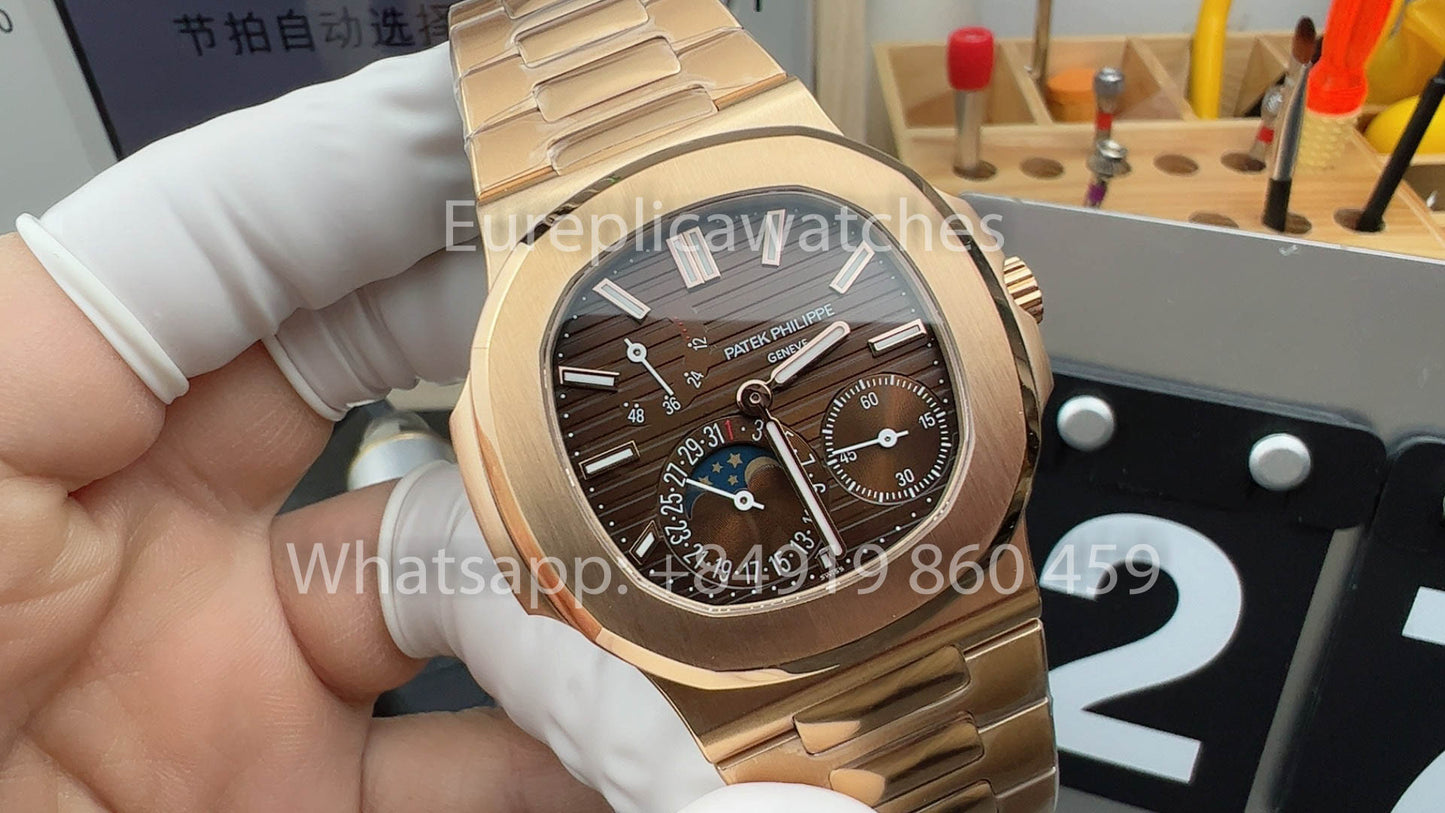 Patek Philippe Nautilus 5712/1R-001 Dark Brown Dial 1:1 Best Version PPF V3
