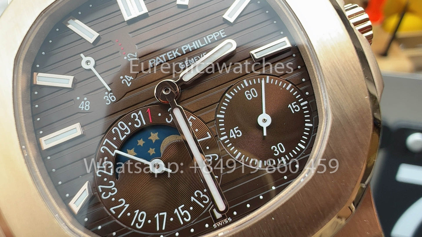 Patek Philippe Nautilus 5712/1R-001 Dark Brown Dial 1:1 Best Version PPF V3