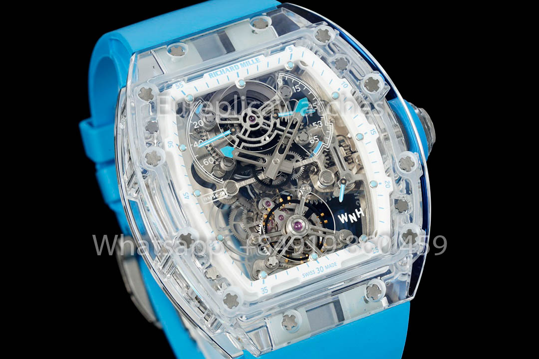 Richard Mille RM 56-01 Tourbillon 1:1 Meilleure version Bracelet bleu