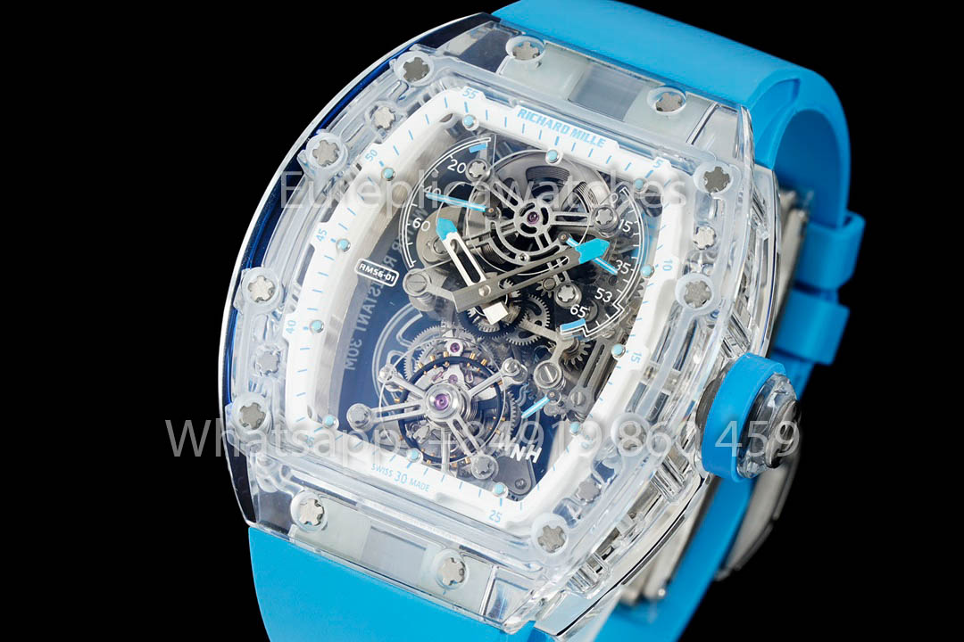 Richard Mille RM 56-01 Tourbillon 1:1 Meilleure version Bracelet bleu
