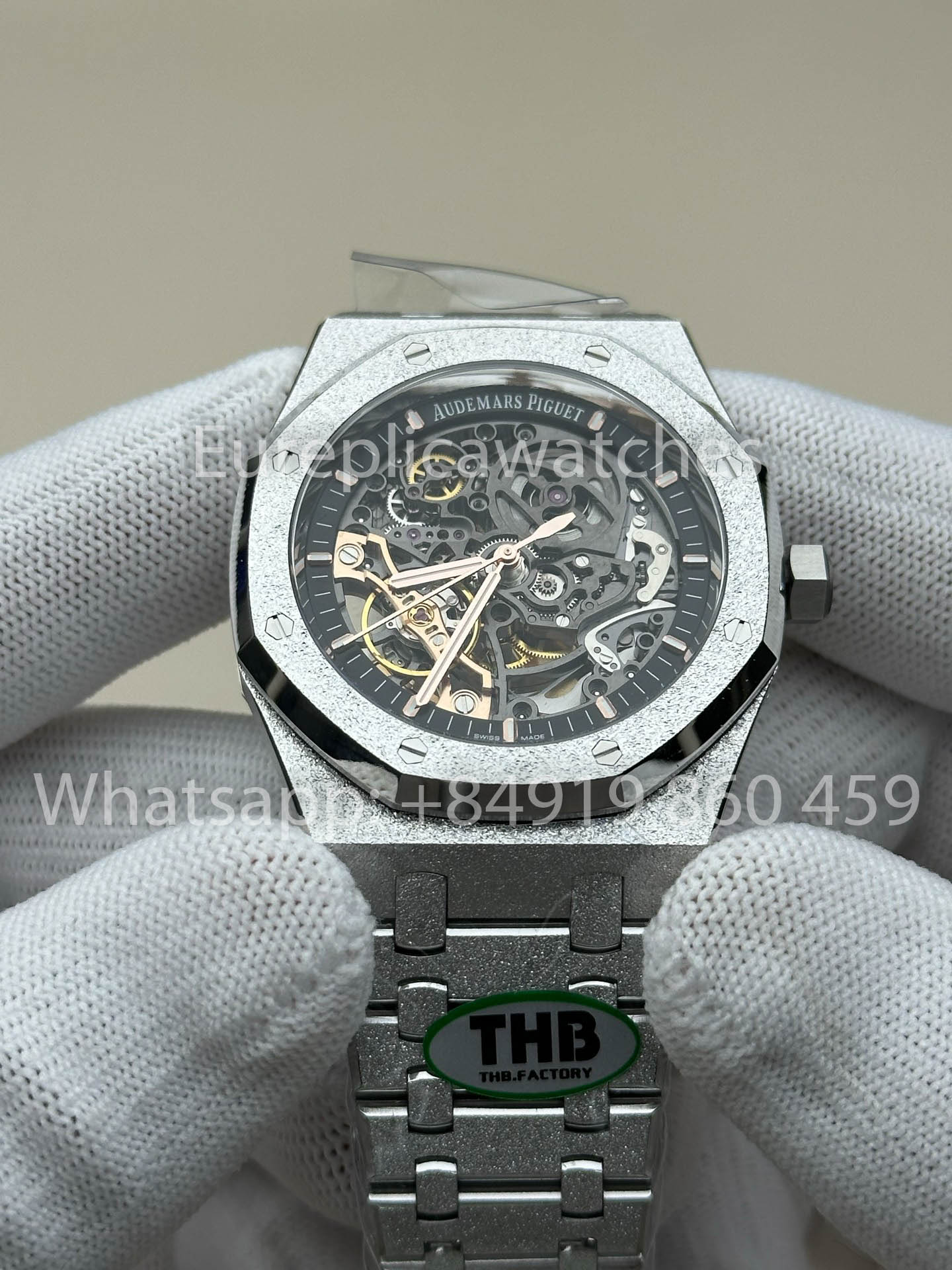 Audemars Piguet Royal Oak 15416 Frosted Gold 1:1 Beste Version THB Factory