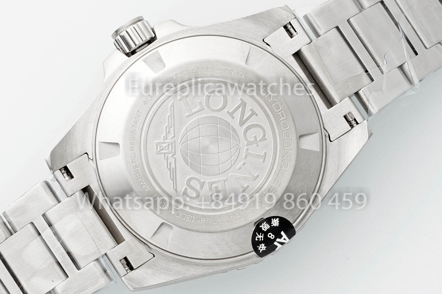 Montre Longines HydroConquest GMT L3.790.4.66.6 en acier inoxydable, version 1:1, AF Factory