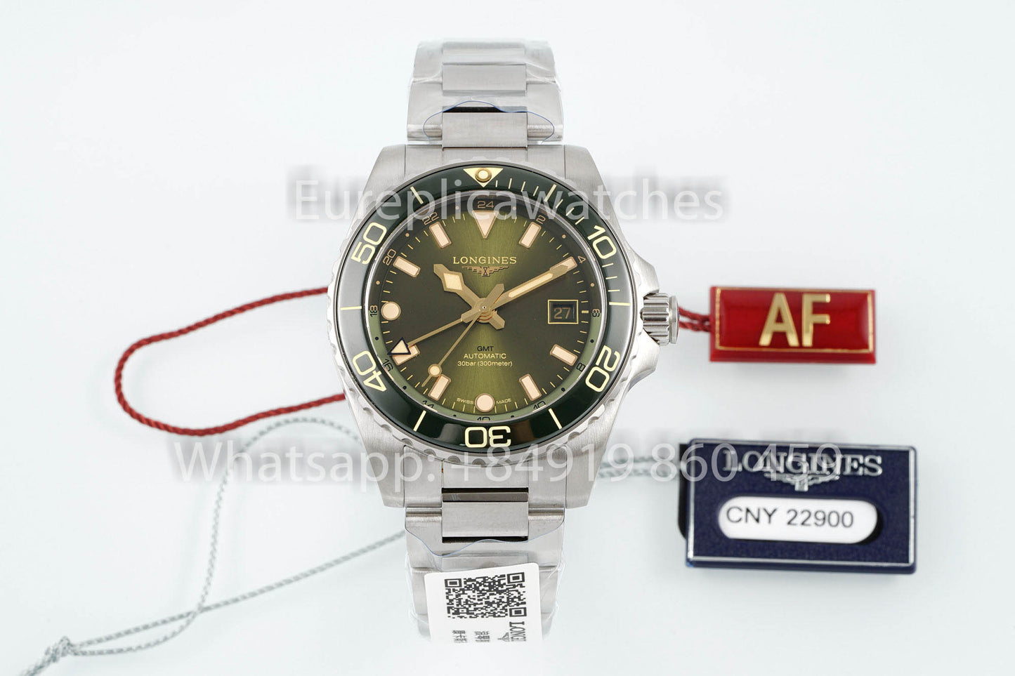 Longines HydroConquest GMT L3.790.4.06.6 Stainless Steel 1:1 Best Version AF Factory