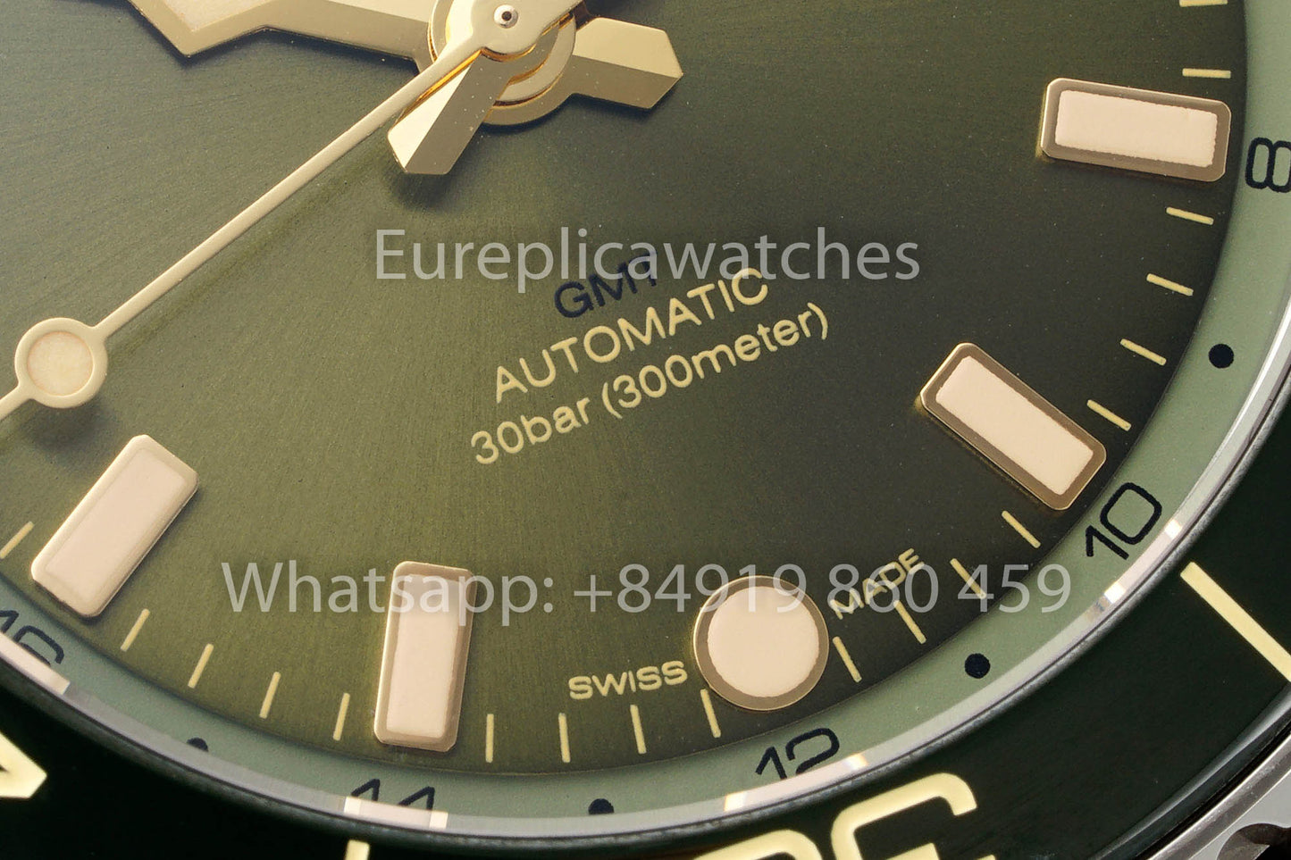 Longines HydroConquest GMT L3.790.4.06.2 Grünes Zifferblatt 1:1 Beste Version AF Factory