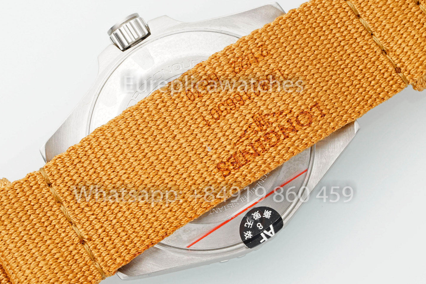 Longines HydroConquest GMT L3.790.4.66.2 Yellow Velcro Strap 1:1 Best Version AF Factory