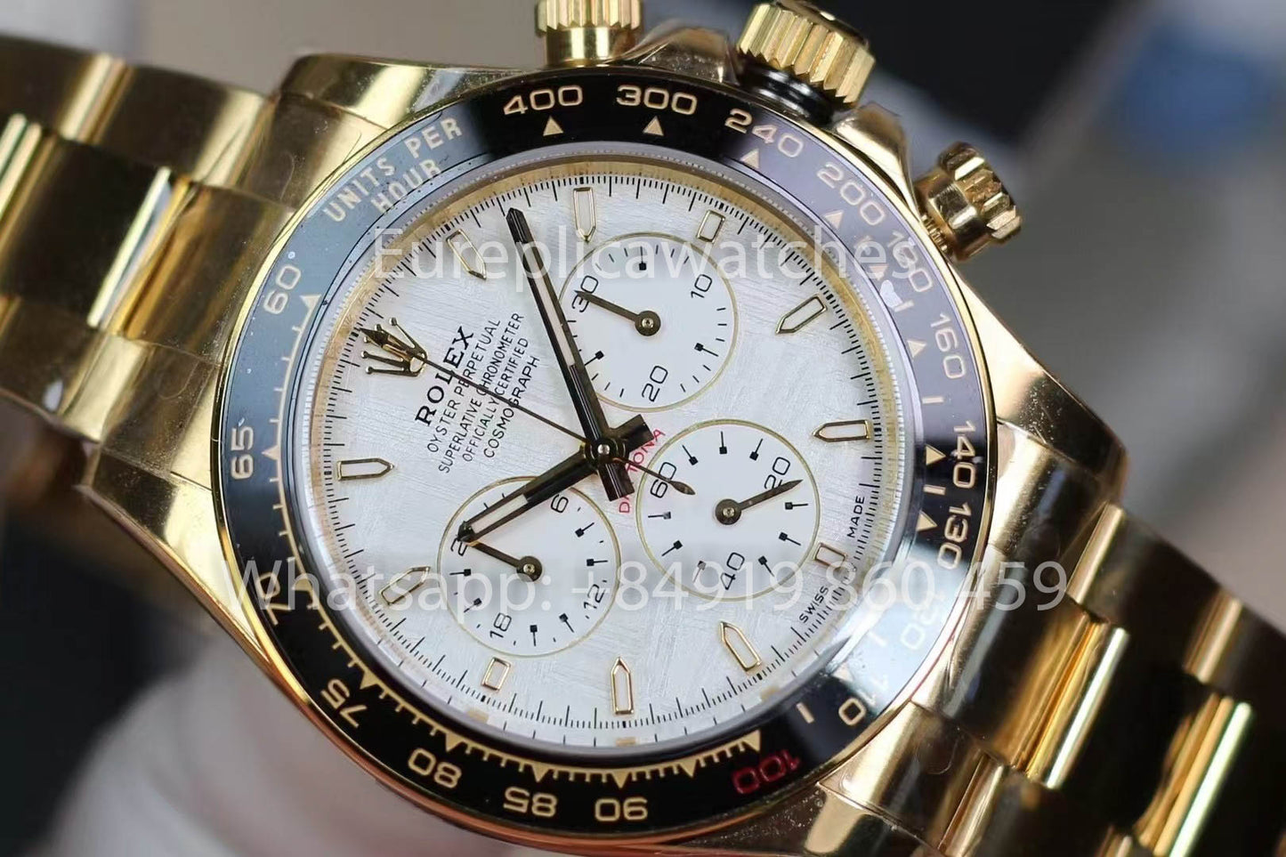 Rolex Daytona Le Mans 100e anniversaire cadran météorite 1:1 meilleure version PPM usine or jaune