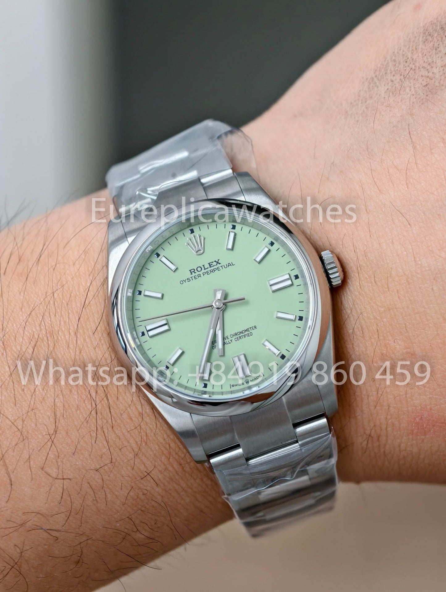Rolex Oyster Perpetual M126000 36 mm KRF Factory 1:1 Beste Version Grünes Zifferblatt