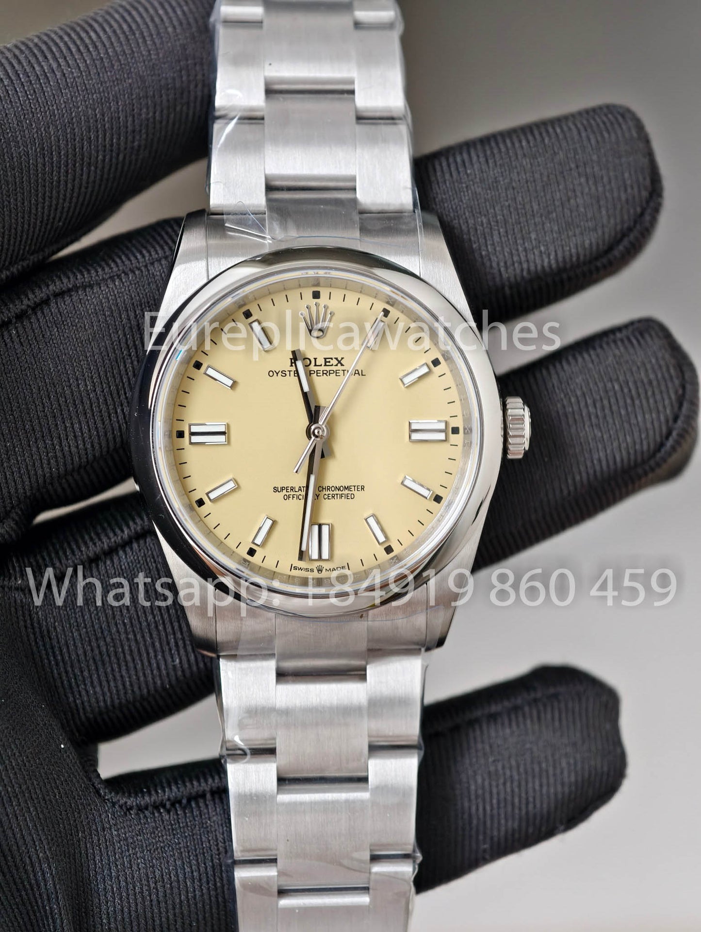 Rolex Oyster Perpetual M126000 36mm KRF 1:1 Best Version Yellow Dial
