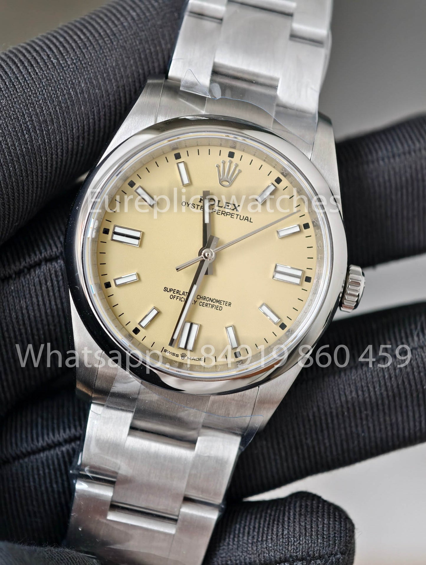 Rolex Oyster Perpetual M126000 36mm KRF 1:1 Best Version Yellow Dial
