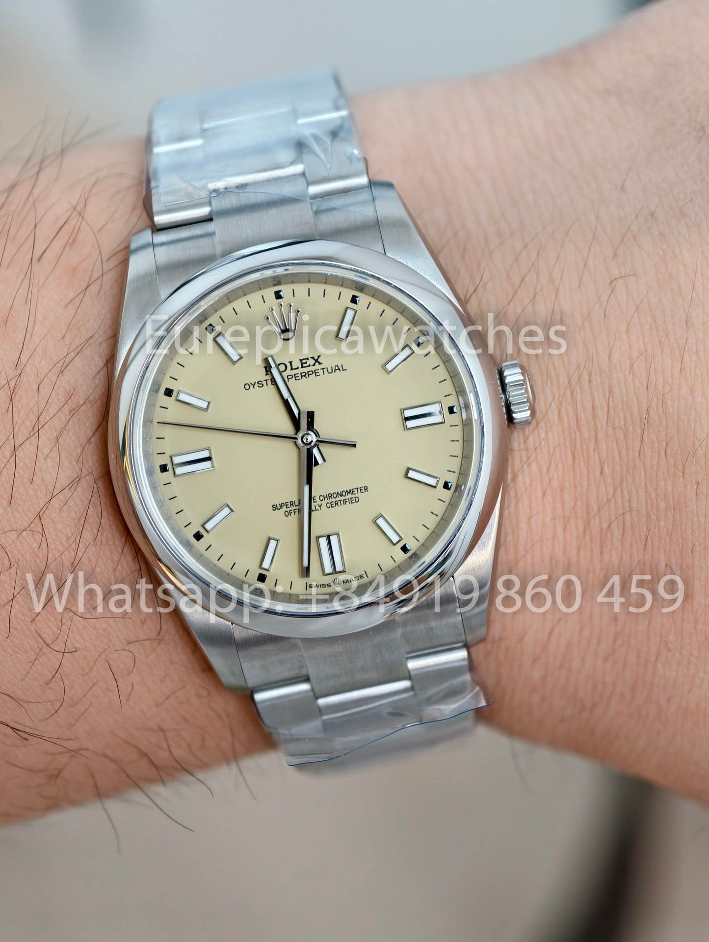 Rolex Oyster Perpetual M126000 36mm KRF 1:1 Best Version Yellow Dial