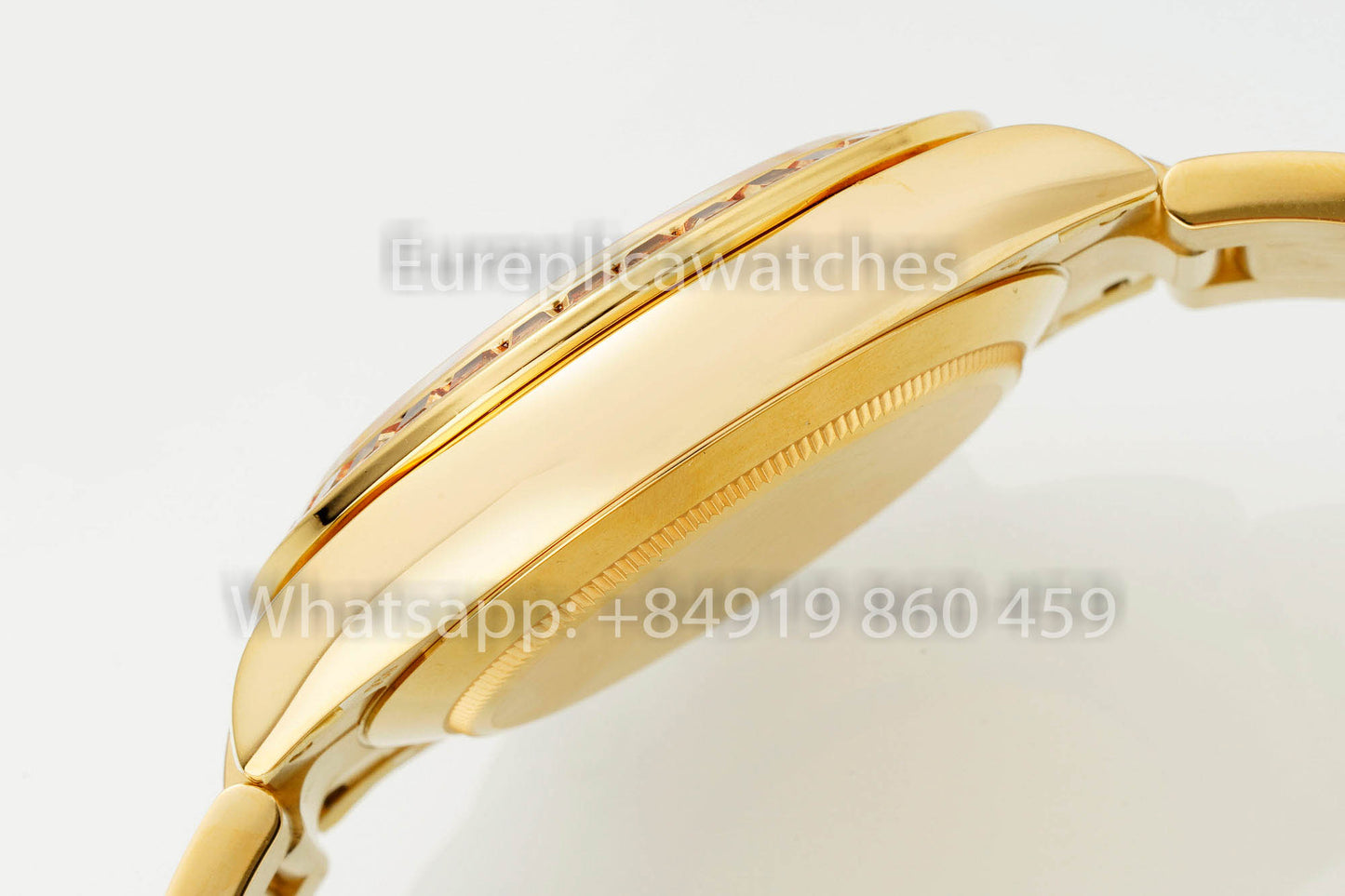 Rolex Daytona personnalisée et modifiée, cadran jaune, version 1:1, or jaune