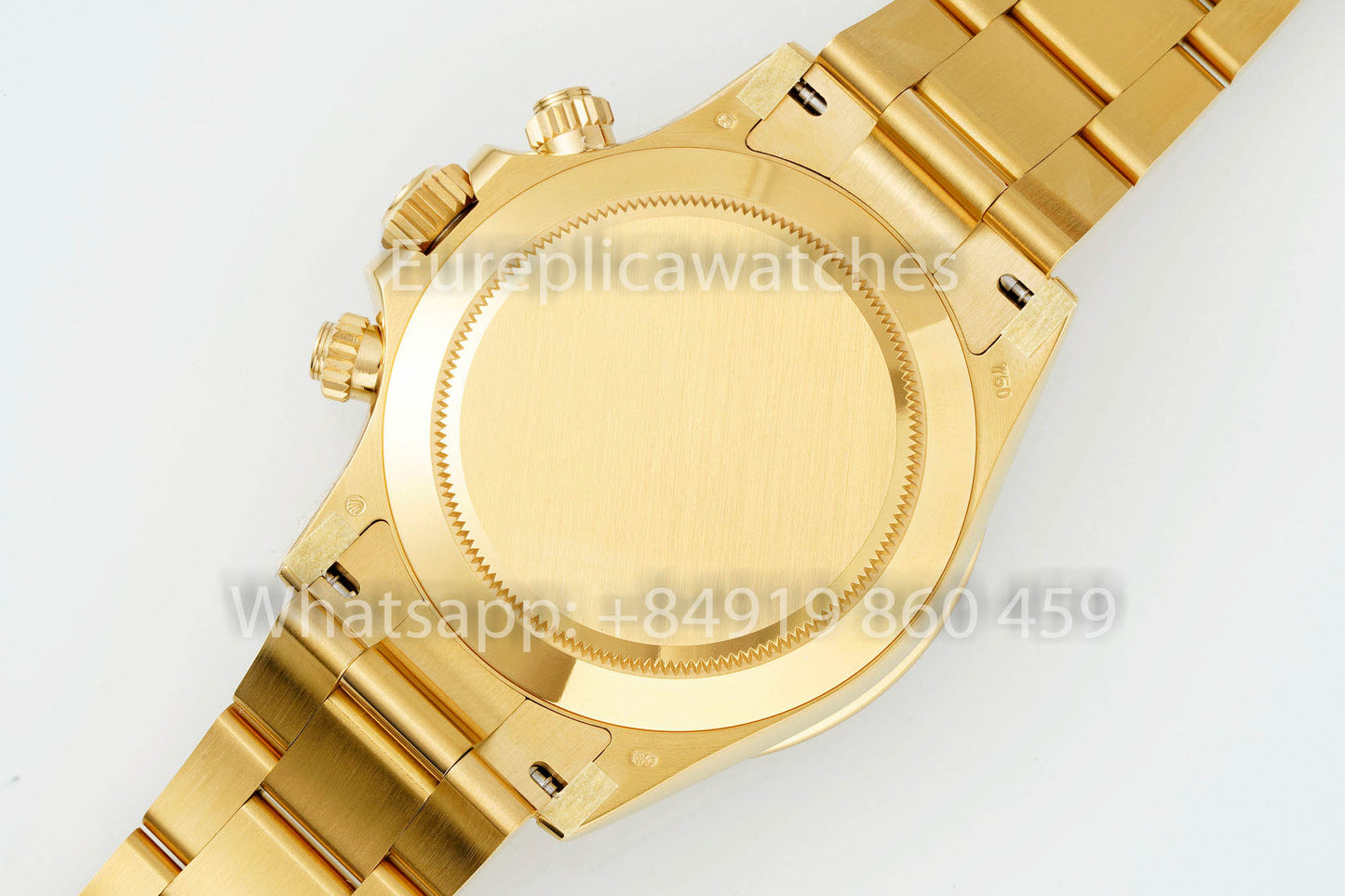 Rolex Daytona personnalisée et modifiée, cadran blanc, version 1:1, or jaune