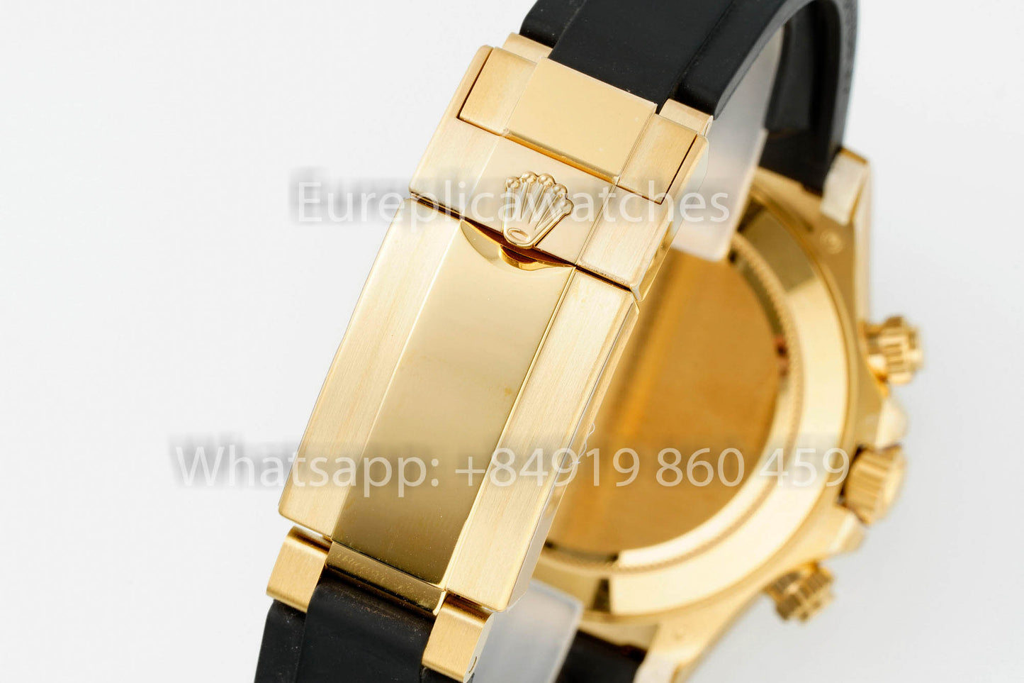 Rolex Daytona personnalisée et modifiée, cadran noir, version 1:1, bracelet en caoutchouc