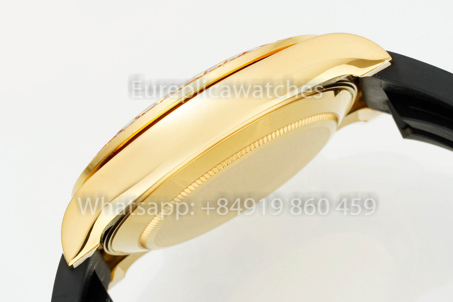 Rolex Daytona personnalisée et modifiée, cadran noir, version 1:1, bracelet en caoutchouc