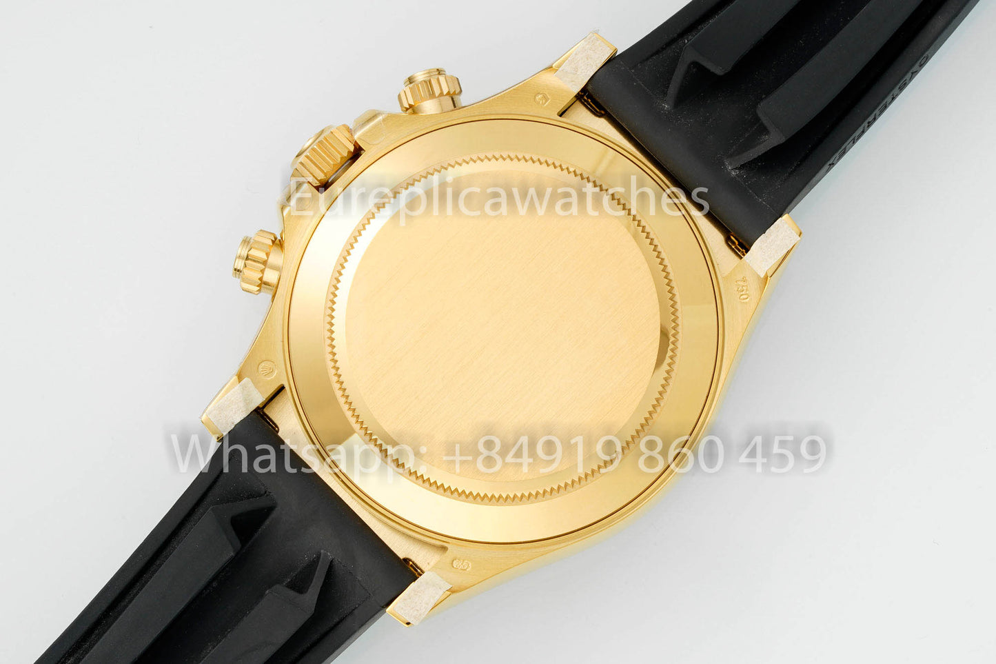 Rolex Daytona personnalisée et modifiée, cadran noir, version 1:1, bracelet en caoutchouc