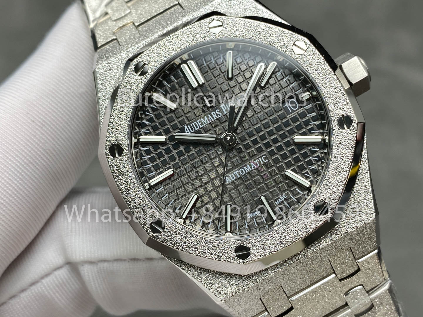 Audemars Piguet Royal Oak 15510ST.OO.1320ST.01 Frosted Gold 1:1 Best Version APS Factory Grey Dial