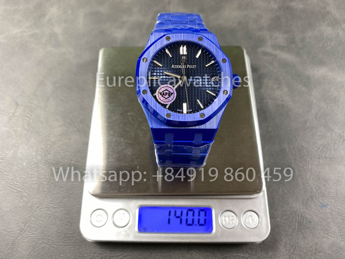 Audemars Piguet Royal Oak 15500ST Blaues Zifferblatt 1:1 Beste Version Blaues Keramikgehäuse APS Factory