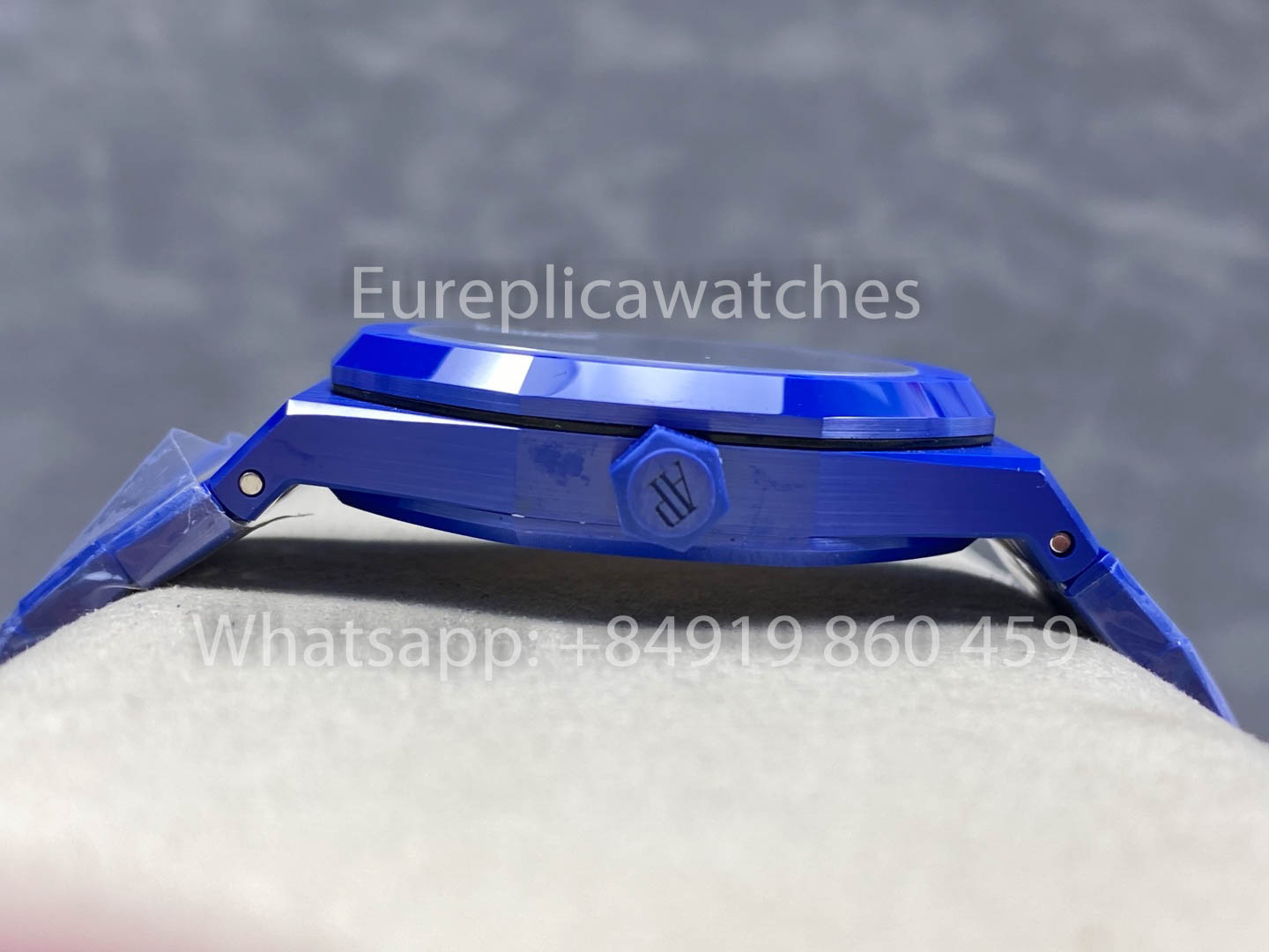Audemars Piguet Royal Oak 15500ST White Dial 1:1 Best Version Blue Ceramic Case APS Factory