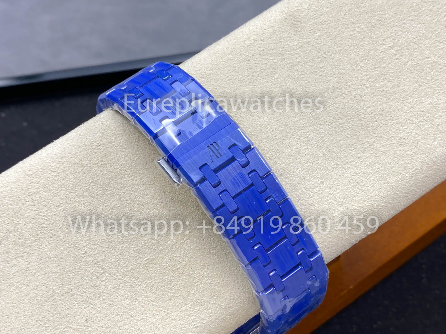 Audemars Piguet Royal Oak 15500ST White Dial 1:1 Best Version Blue Ceramic Case APS Factory