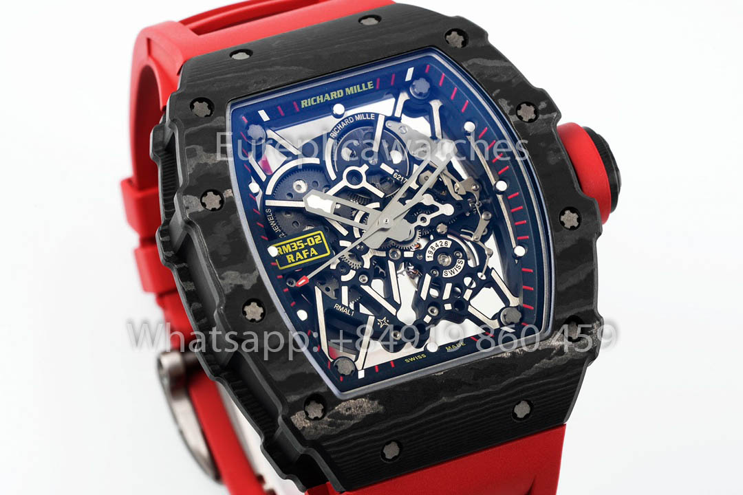Richard Mille RM035-02 Rafael Nadal 1:1 Best Version APS Factory Red Strap
