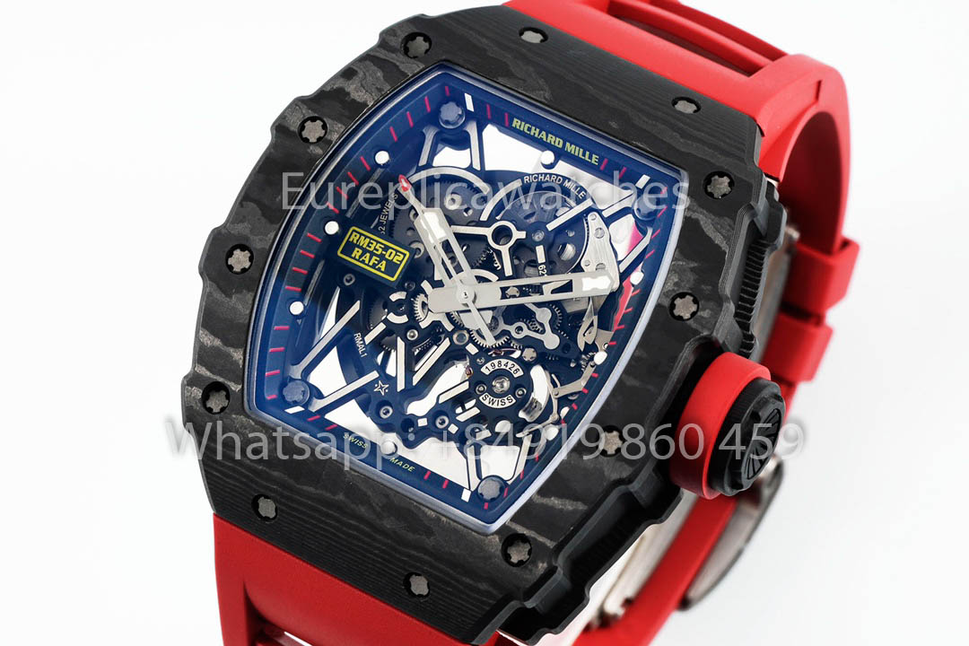 Richard Mille RM035-02 Rafael Nadal 1:1 Best Version APS Factory Red Strap
