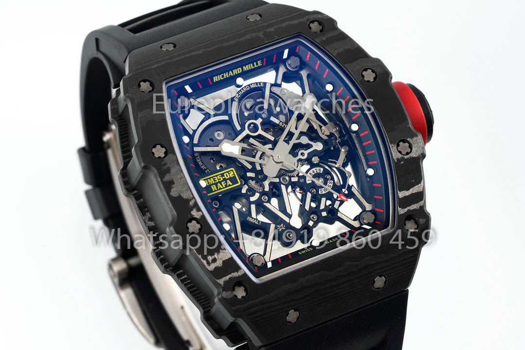 Bracelet noir Richard Mille RM035-02 Rafael Nadal 1:1 Best Version APS Factory