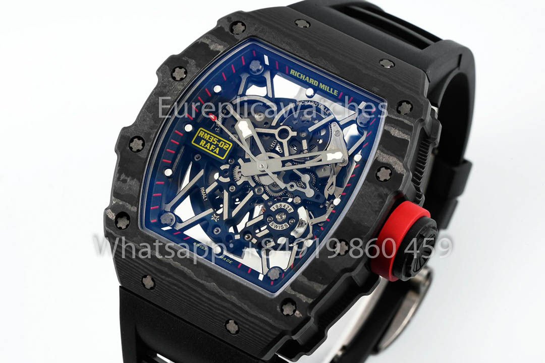 Bracelet noir Richard Mille RM035-02 Rafael Nadal 1:1 Best Version APS Factory